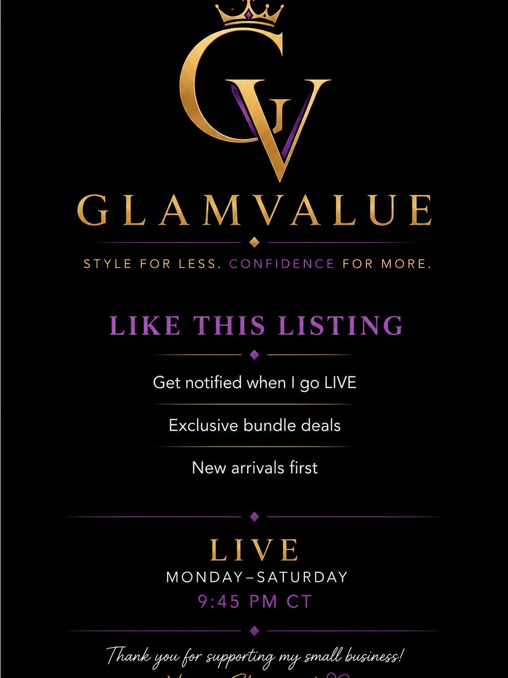 LIKE THIS LISTING